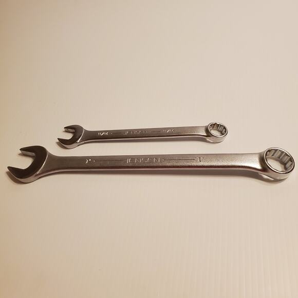 Jensen combo wrenches 1"   11/16". Made in USA - Picture 2 of 16